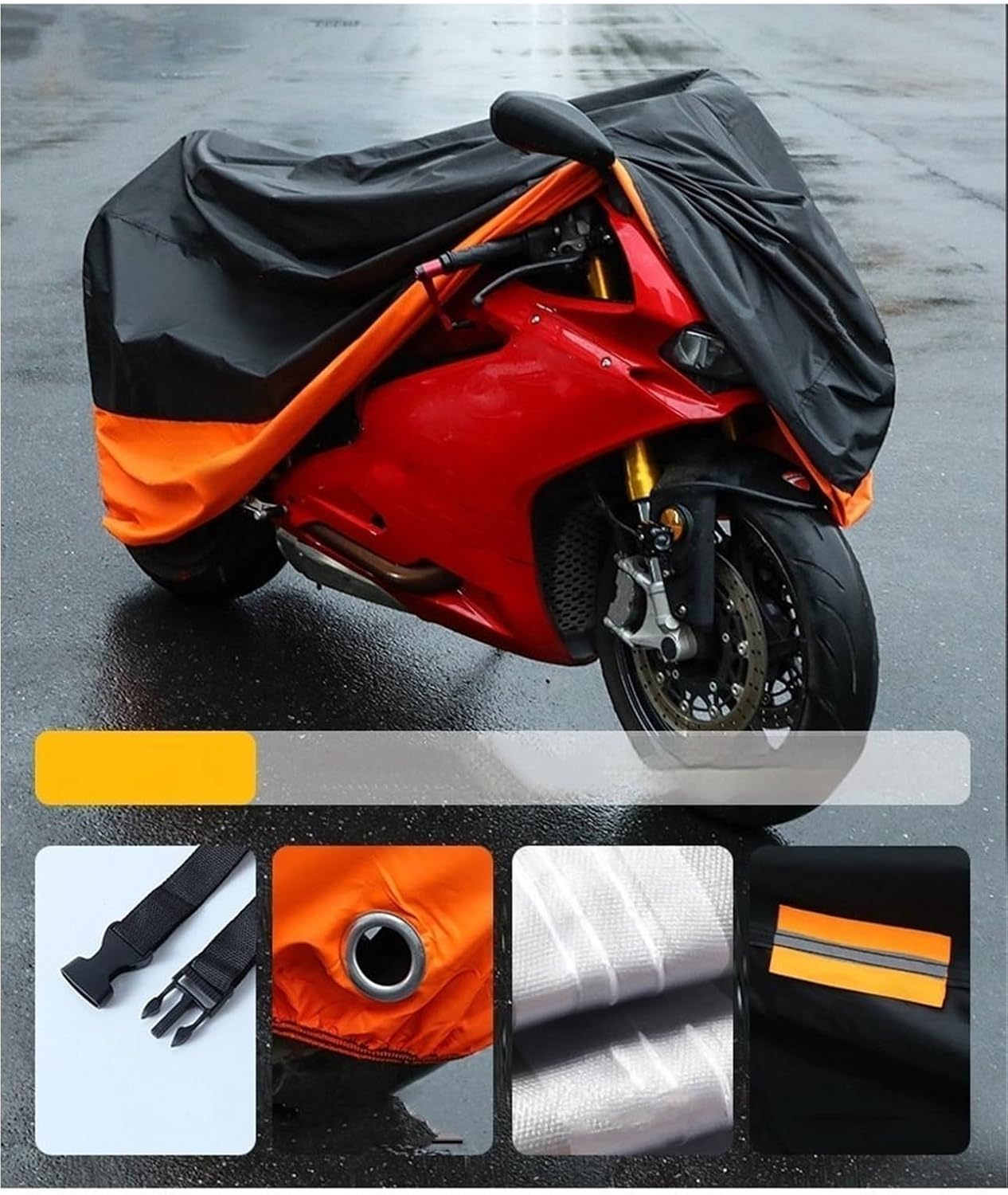 に適合する Gear Up、反射ストリップ、ロックホール、収納バッグ